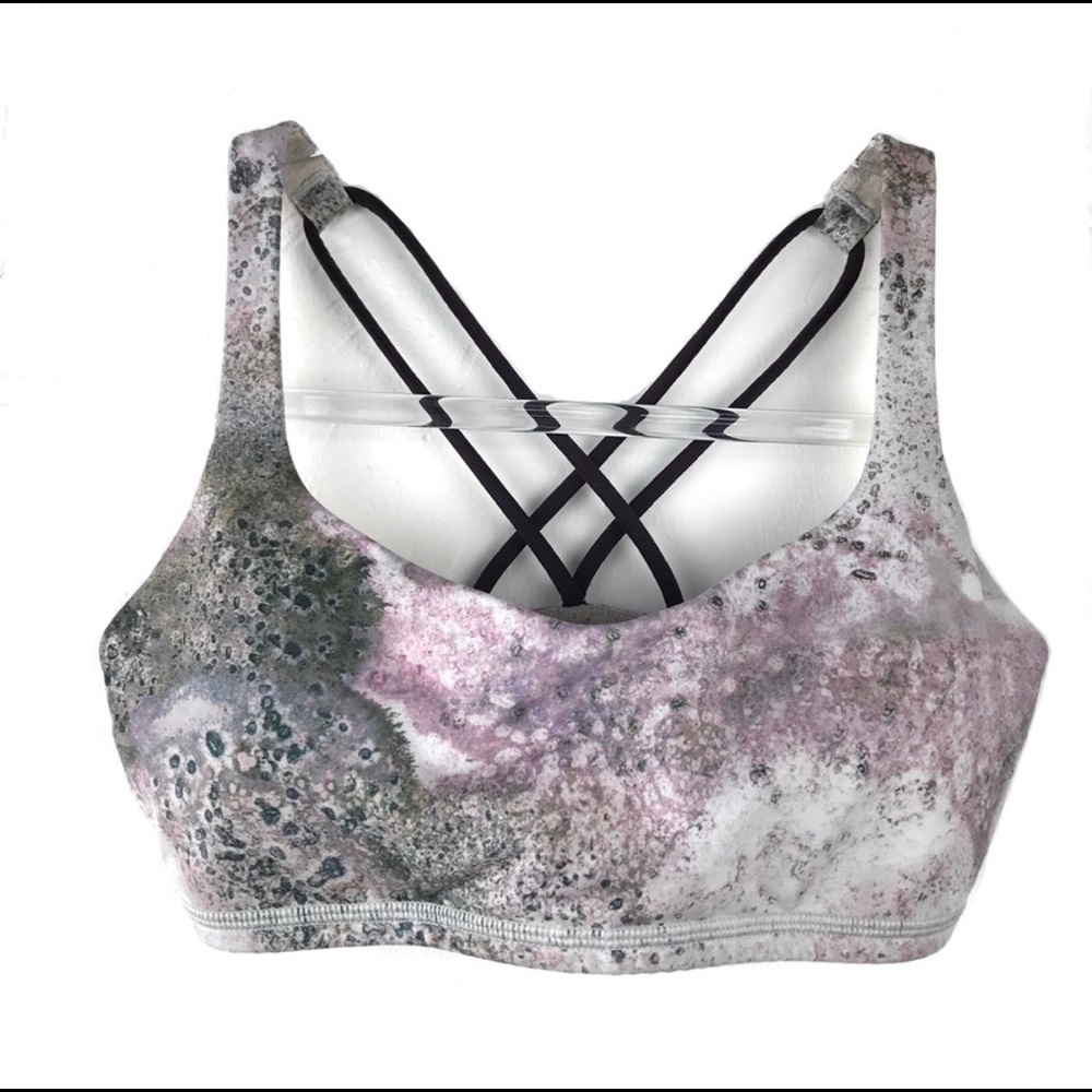 Lululemon free to be bra - sugar crush